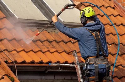 Démoussage et hydrofuge de toiture aux Ressuintes